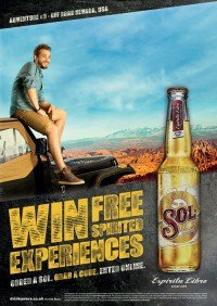 Sol uses branded products to promote instant win campaign